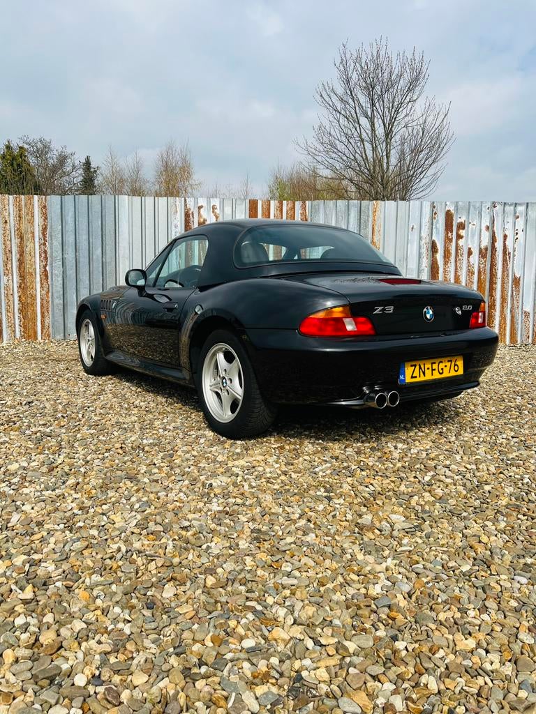 BMW Z3 2.0 Roadster 6-Cyl Hardtop Leder Airco Stoelverwming., Achterwielaandrijving, Zwart, Cabriolet, Zwart