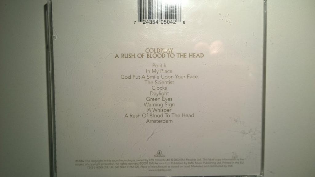 Coldplay - A Rush Of Blood To The Head, Ophalen of Verzenden, Zo goed als nieuw, Poprock