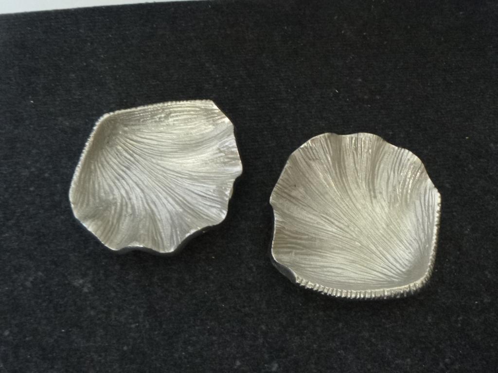 2x Riviera maison aluminium schelp schaaltje mt M  nieuw, Ophalen of Verzenden, Nieuw, Metaal