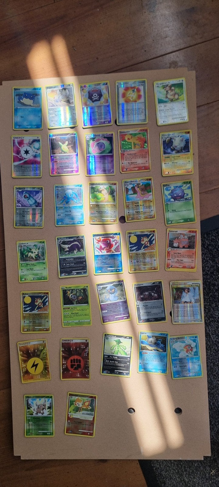 collectie 32 holo en rev holo kaarten, Ophalen of Verzenden, Meerdere kaarten