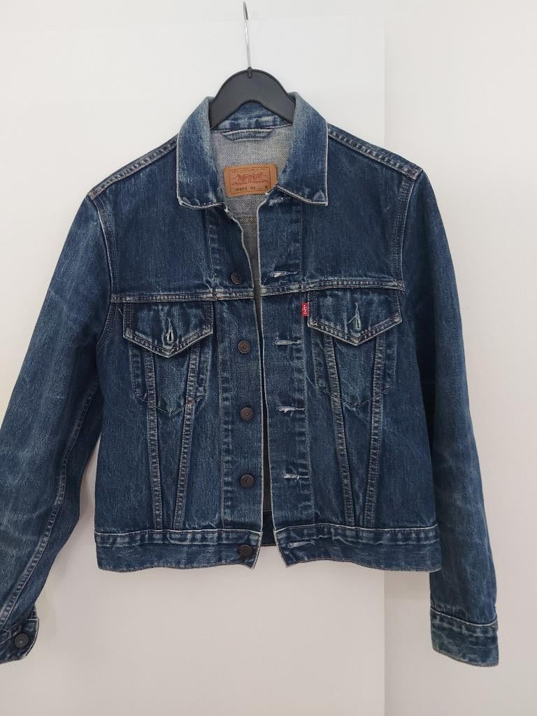 Levi's dames spijkerjas maat s, Blauw, Ophalen of Verzenden, Maat 36 (S), Gedragen