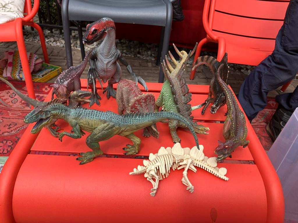 Schleich dinosaurussen ZGAN, Ophalen of Verzenden, Zo goed als nieuw, Paard, Beeldje of Figuurtje