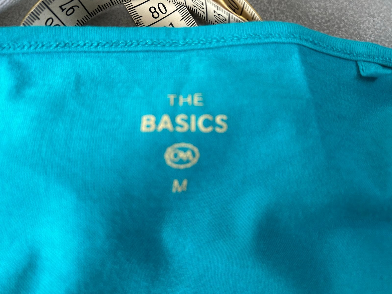 Turquoise hemdje topje met dunne bandjes - The Basics C&A, Maat 38/40 (M), Blauw, Ophalen of Verzenden, Zonder mouw