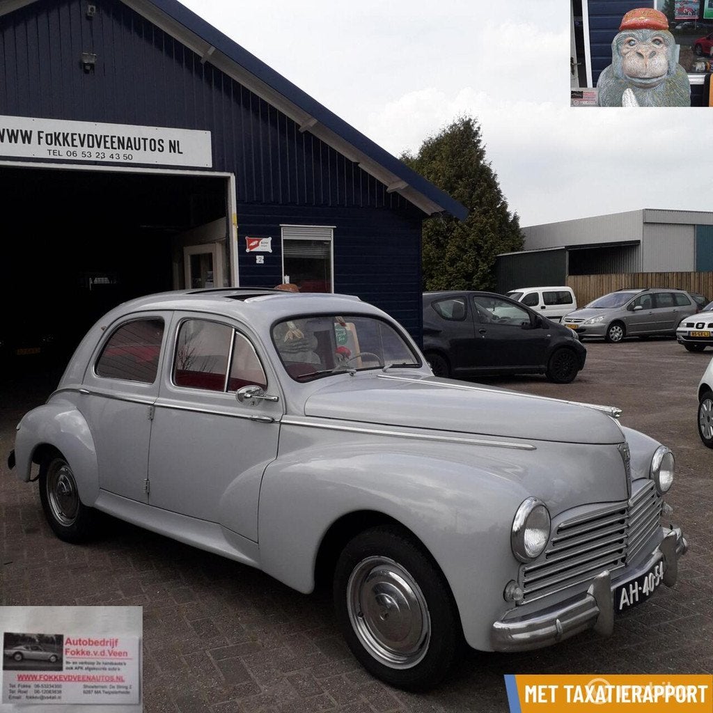 Peugeot 203C 203, Auto's, Oldtimers, Voorwielaandrijving, Overige carrosserieën, 10 km/l, Handgeschakeld