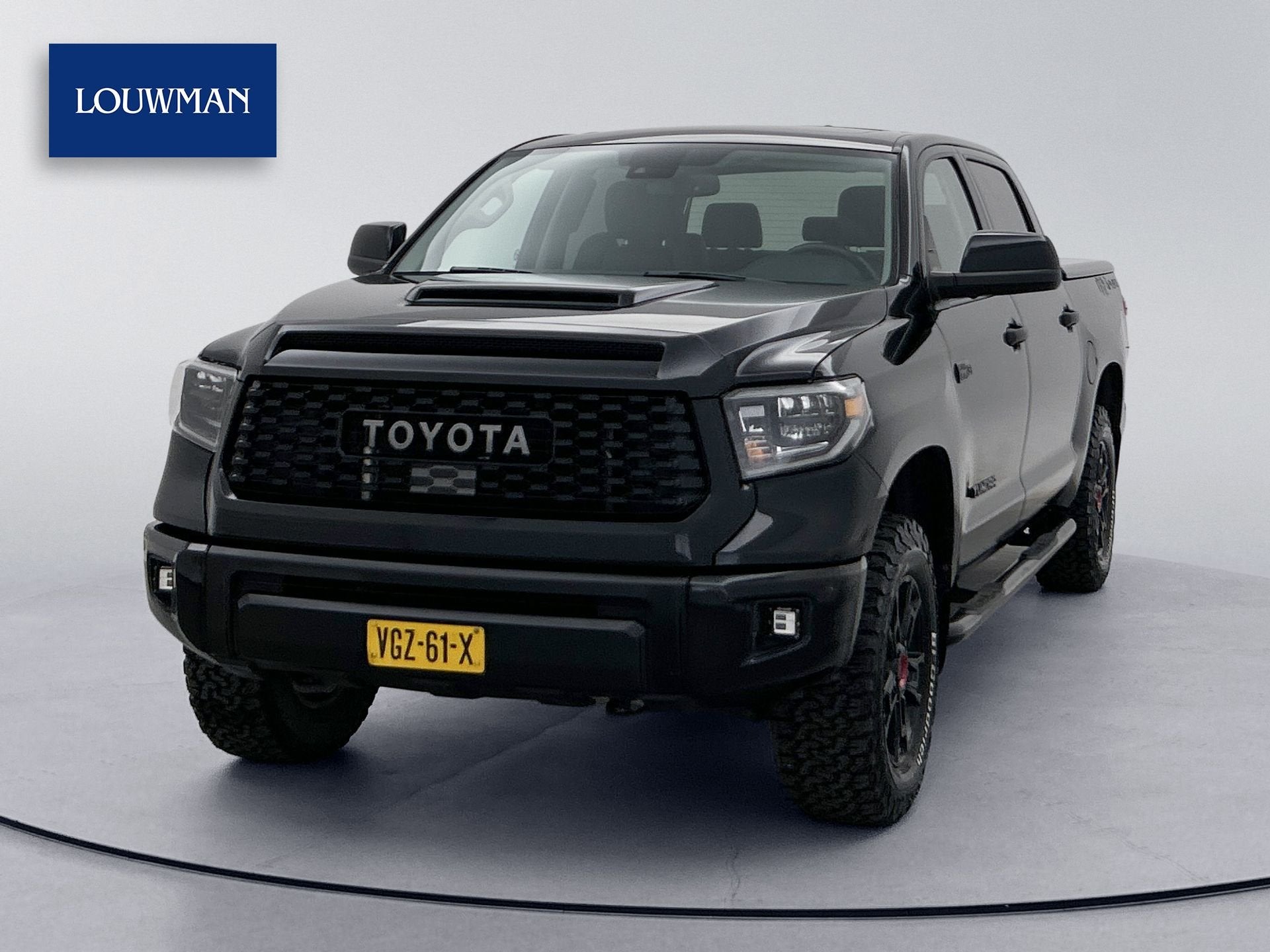 Toyota Tundra 5.7 V8 TRD PRO Crewmax Double Cab 4WD Prins LP, Auto's, Automaat, Gebruikt, Met garantie (alle), Zwart