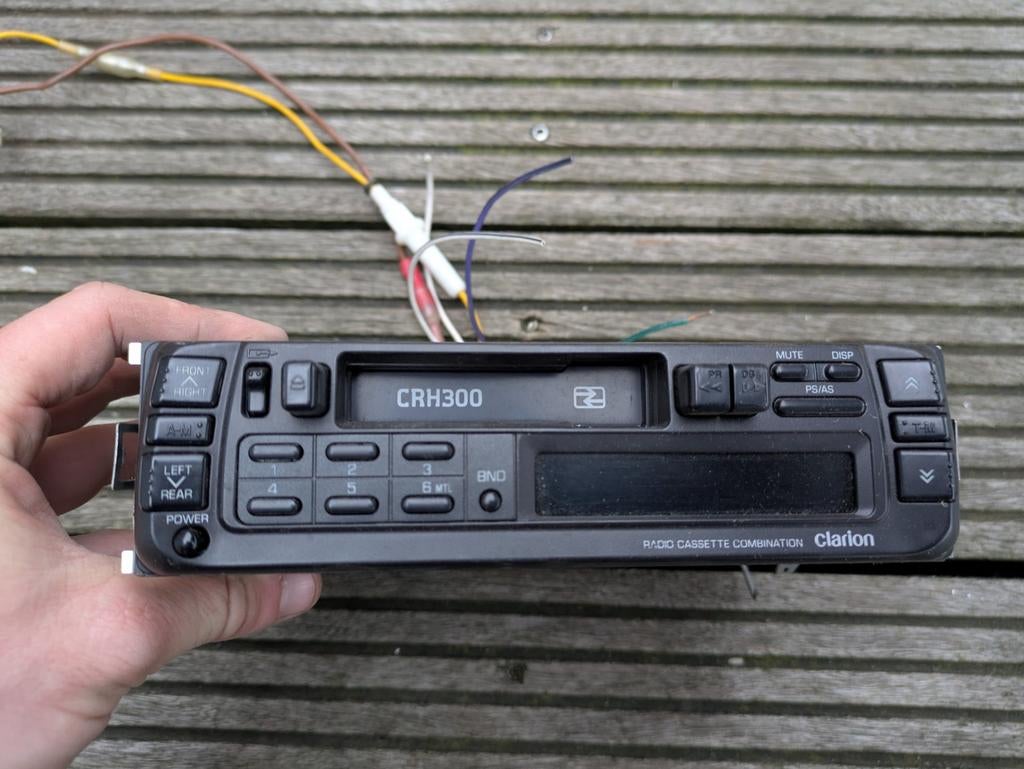 Autoradio Clarion Radio Oldtimer Casette Auto, Ophalen of Verzenden