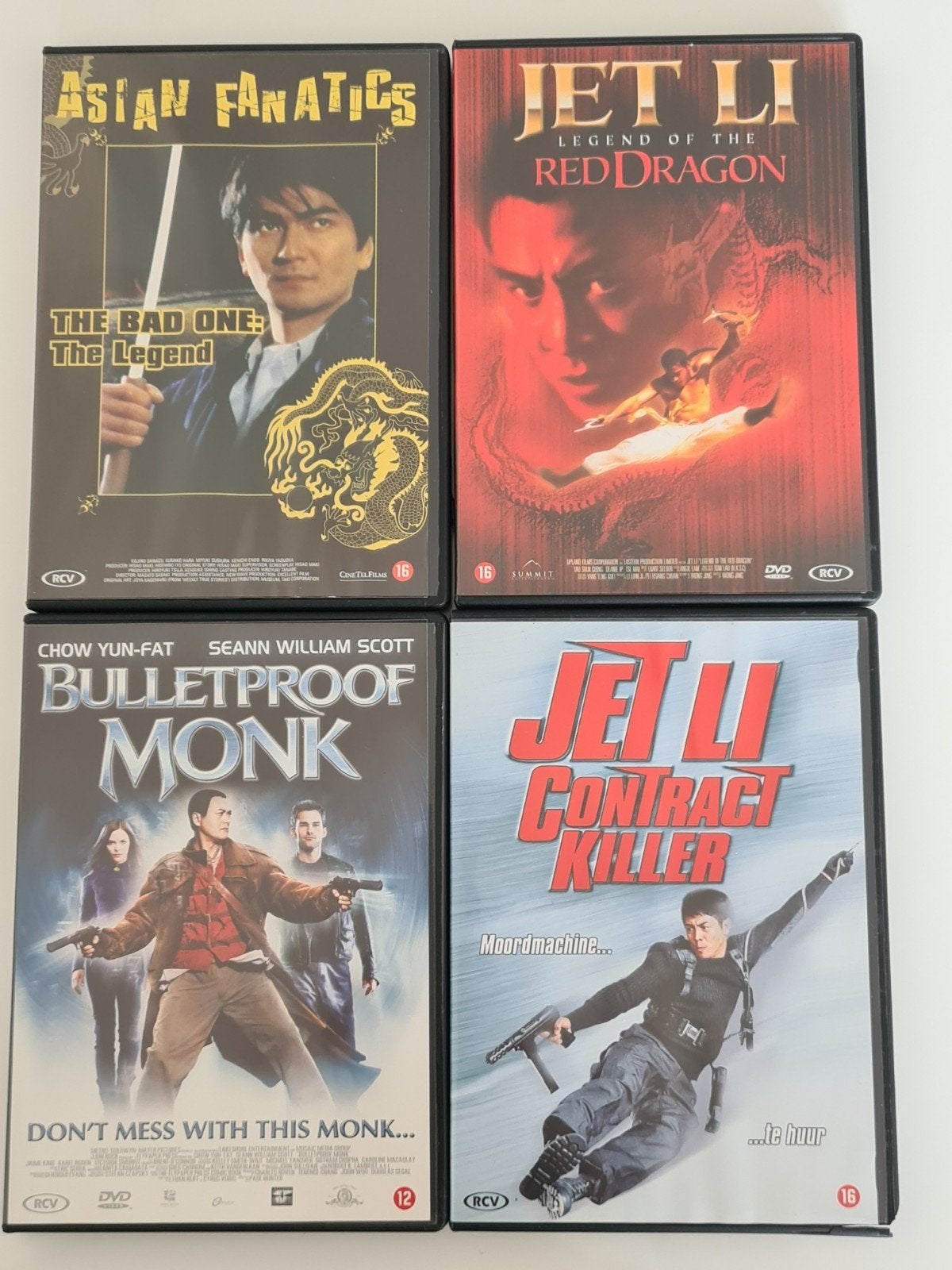 Jet Li - 4 Top Actie Films - Martial Arts, Vanaf 16 jaar, Ophalen of Verzenden, Zo goed als nieuw