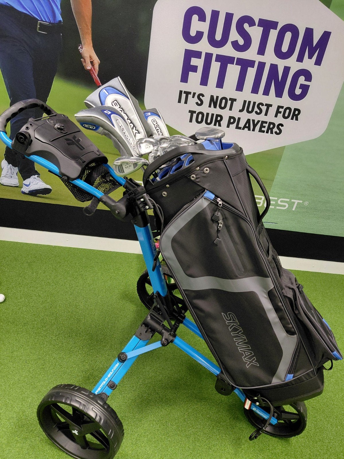 Complete Skymax Damesset & Trolley, Sport en Fitness, Golf, Ophalen of Verzenden, Nieuw, Set, Overige merken