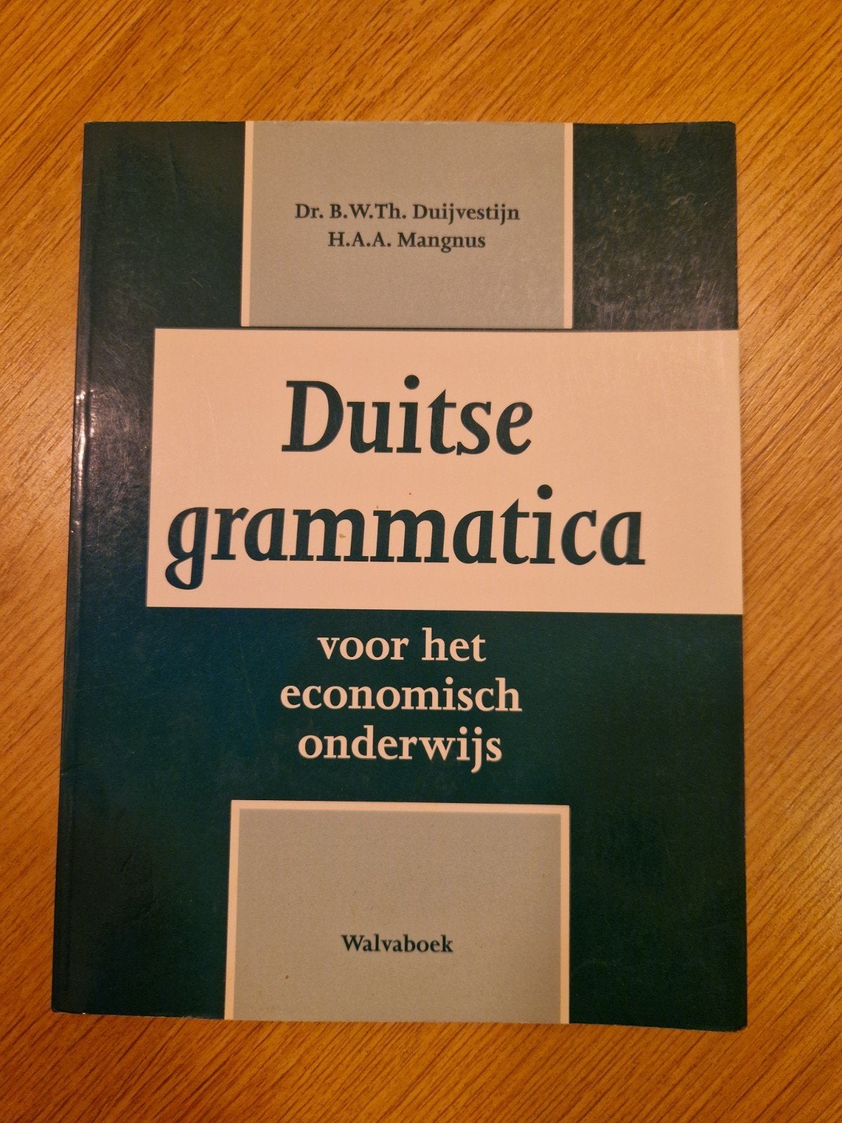 Duitse grammatica voor economisch onderwijs - Walvaboek, Boeken, Gelezen, Ophalen of Verzenden, MBO, Gamma