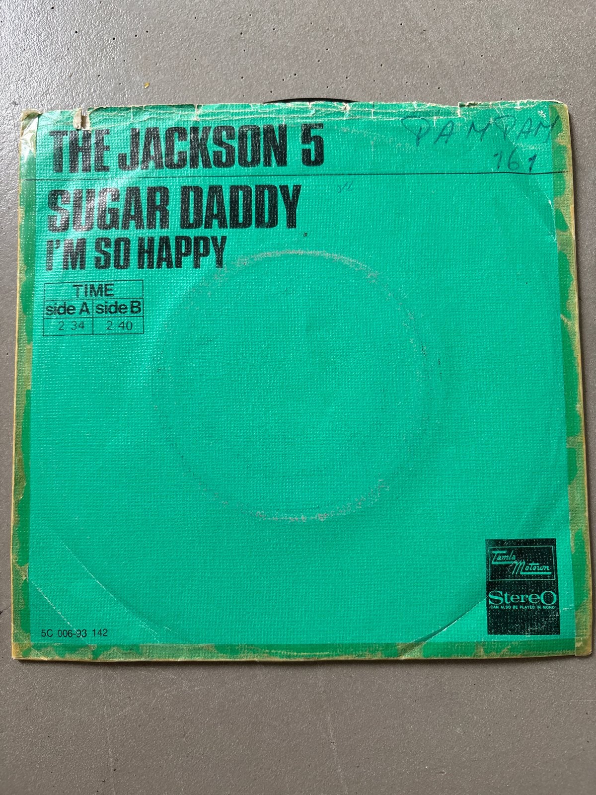 The Jackson 5 - Sugar Daddy / I'm So Happy (Vinyl Single), Cd's en Dvd's, Vinyl Singles, Gebruikt, Originele persing, 7 inch, Ophalen of Verzenden