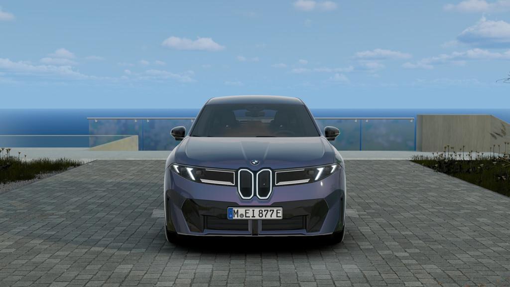 BMW iX3 40 eDrive M Sport / M Sportstoelen / Head-Up / Harma, Auto's, BMW, Automaat, Achterwielaandrijving, Zwart, Leder