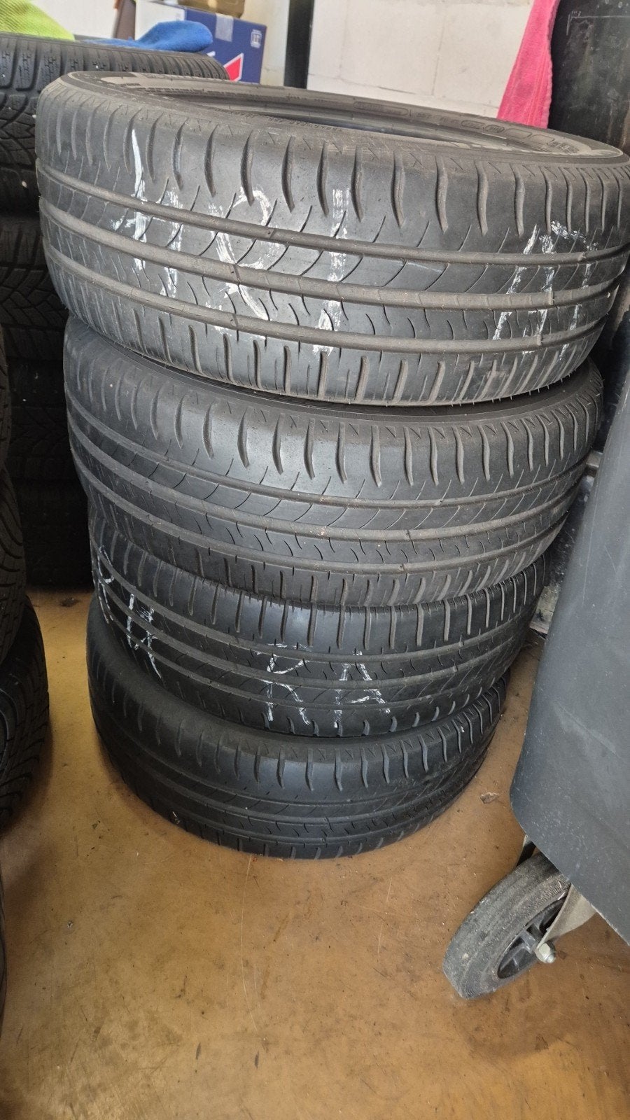 205 55 16 set zomerbanden, Ophalen, Gebruikt, 16 inch, 205 mm