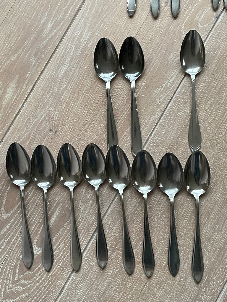 GOEDE QUALITEIT LOSSE BESTEKSET, Verzenden, Zo goed als nieuw, Rvs of Chroom, Los bestek