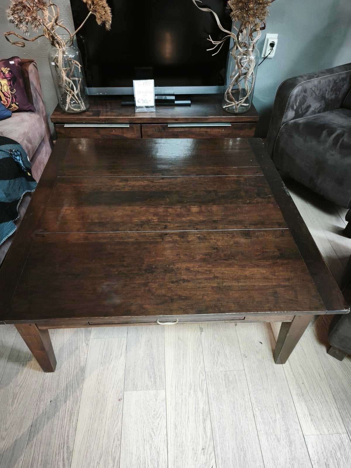 koloniale salontafel, Huis en Inrichting, Ophalen, 100 tot 150 cm, ., Koloniaal