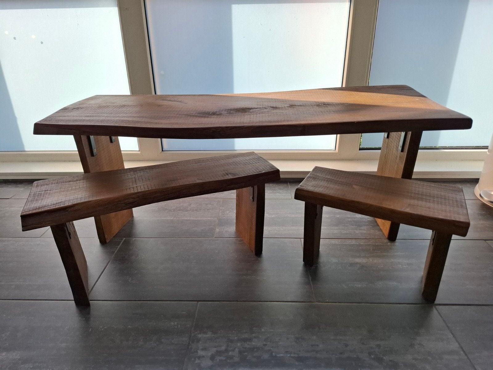 Houten bankjes, Ophalen, Rechthoekig, Hout