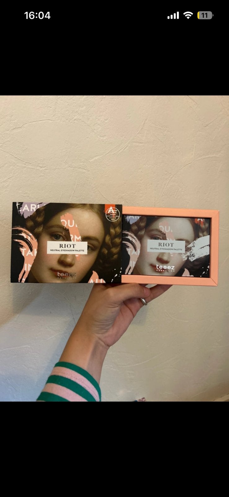 Teeez cosmetics riot neutral eye shadow palette, Verzenden, Nieuw