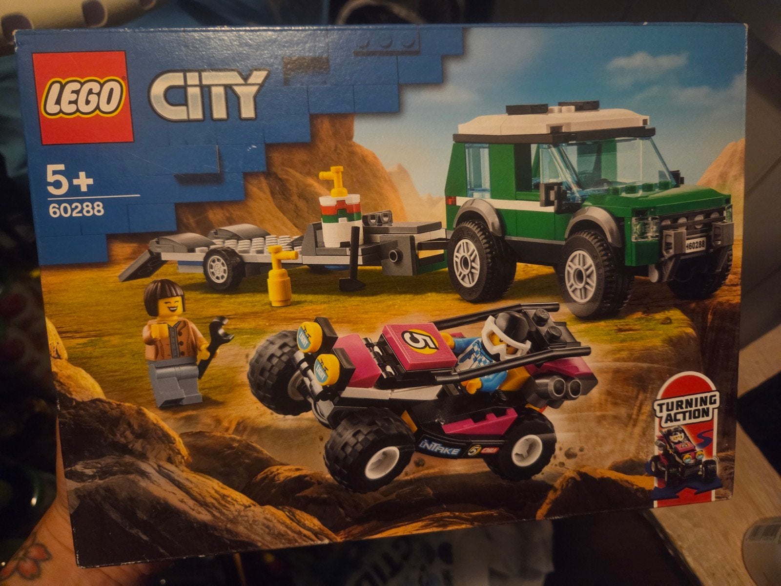 Lego City 60288 - Racebuggy Transport - Nieuw in doos, Ophalen of Verzenden