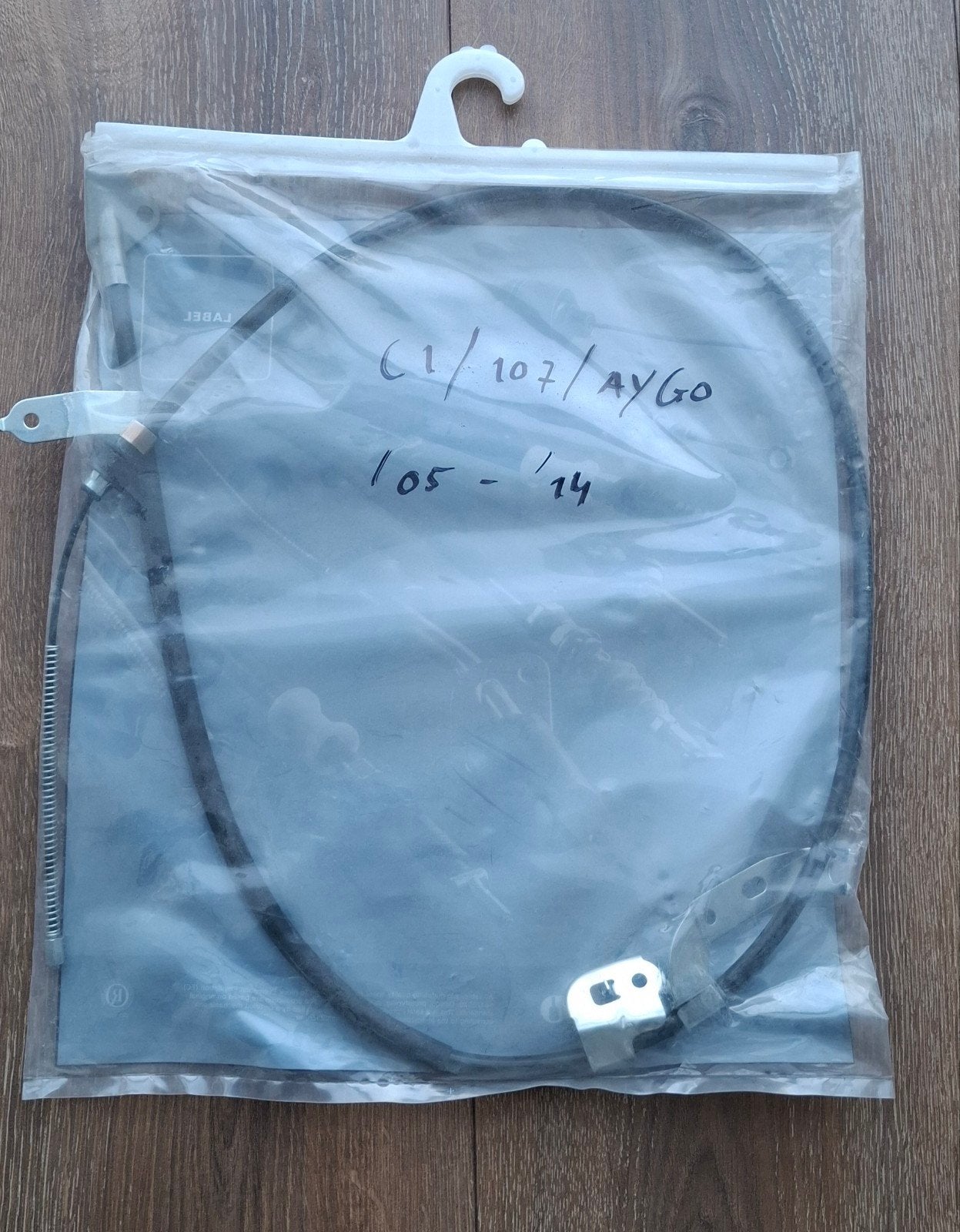 Handremkabel linksachter, CitroënC1, Peugeot107, ToyotaAygo, Ophalen of Verzenden, Nieuw, Citroën
