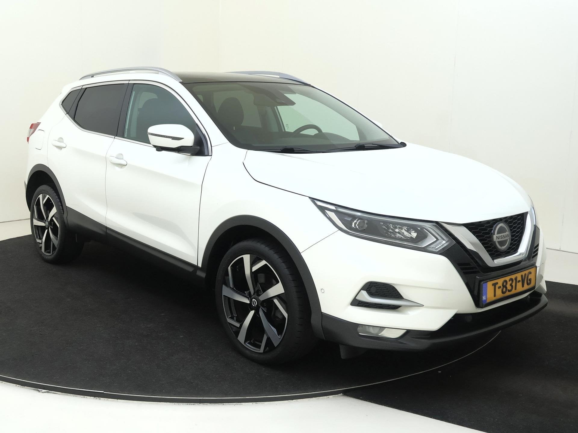 Nissan Qashqai 1.3 DIG-T Tekna | airco automatisch | Apple C, Auto's, Nissan, Stof, Gebruikt, Euro 6, 4 cilinders