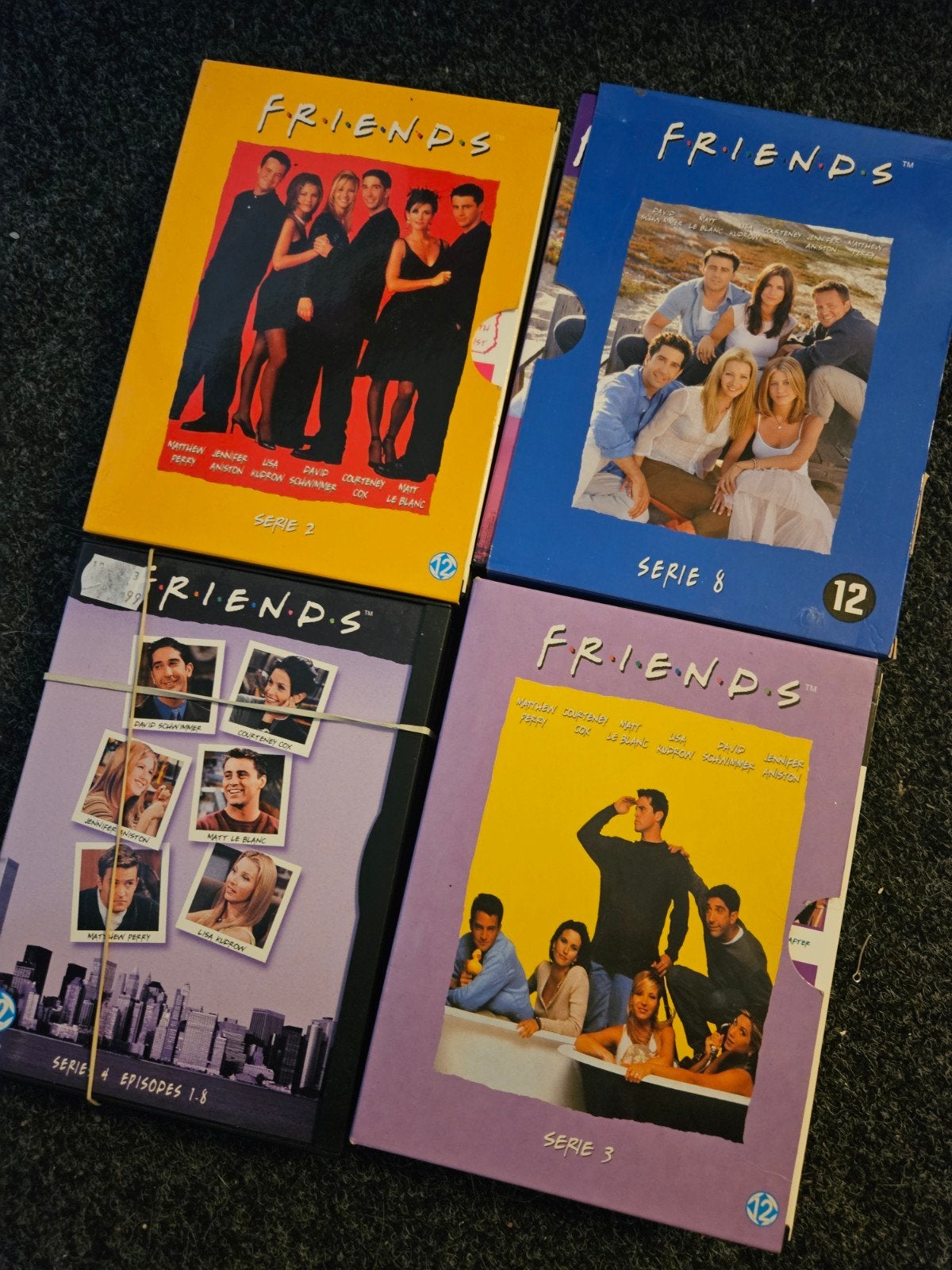 Friends DVD Boxen - Seizoen 2, 3, 4 en 8, Cd's en Dvd's, Dvd's | Tv en Series, Alle leeftijden, Ophalen of Verzenden, Zo goed als nieuw