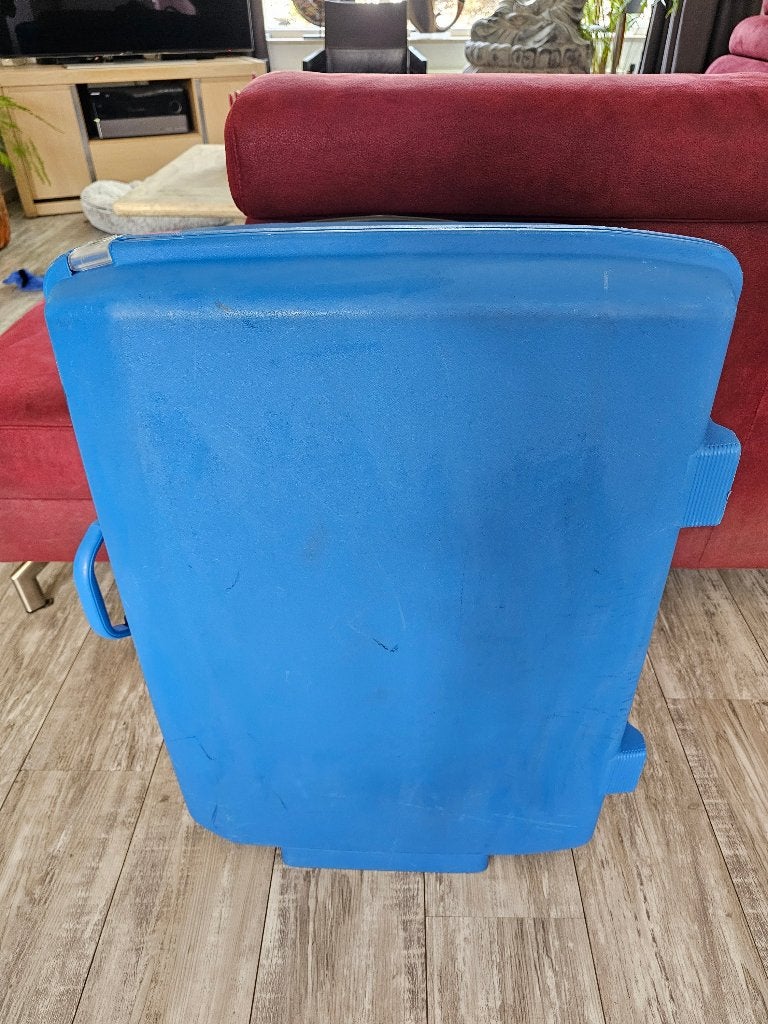 % American Tourister no 1. 2 wielen trolley koffer blauw, Sieraden, Tassen en Uiterlijk, Koffers, Ophalen, Gebruikt, Hard kunststof