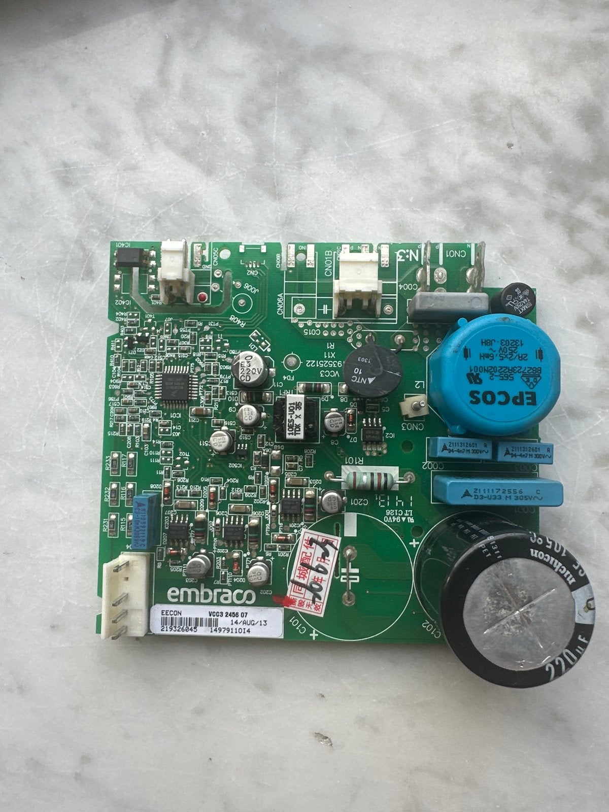 Embraco VCC3 2456 07  F14 Koelkast Compressor Printplaat, Hobby en Vrije tijd, Ophalen of Verzenden, Nieuw