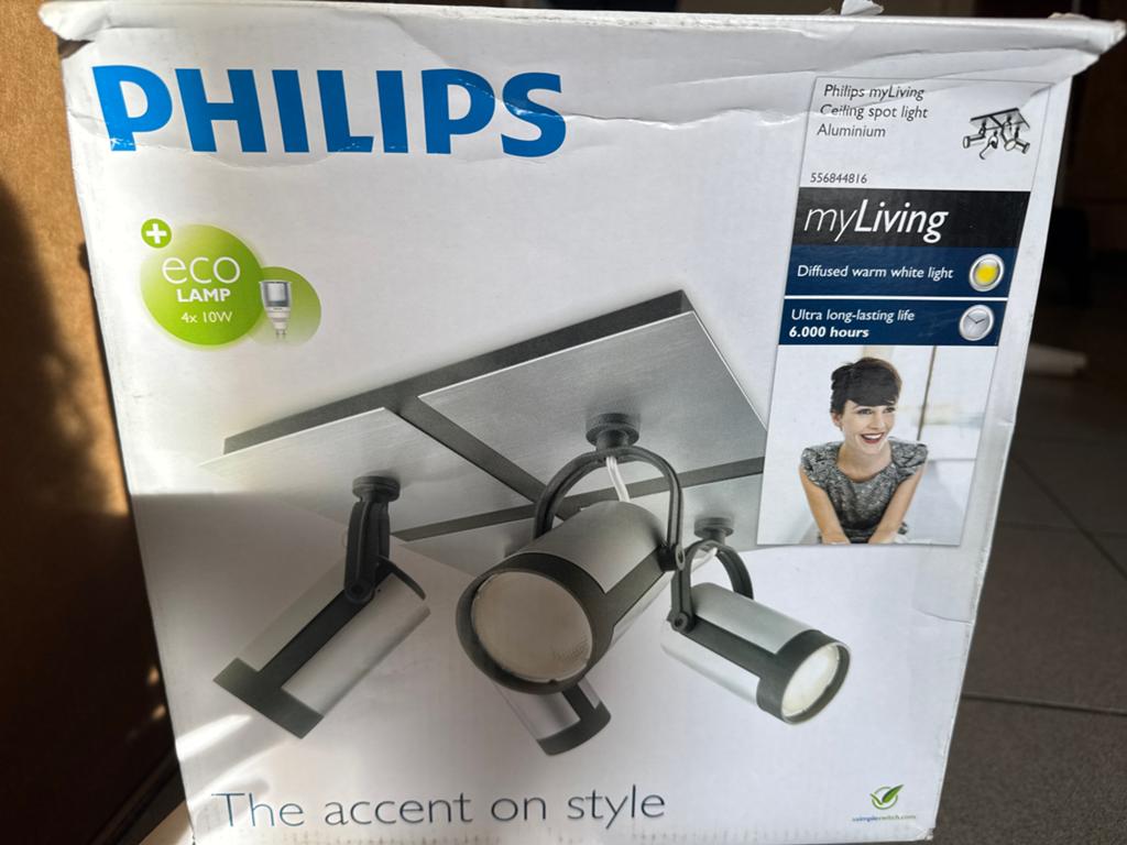 Nieuwe Philips myLiving Plafondspot Aluminium, Ophalen of Verzenden, Nieuw, Metaal