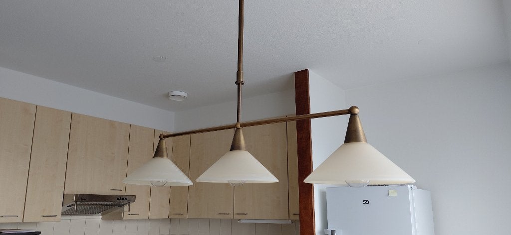 Hanglamp bronskleur, Huis en Inrichting, Ophalen, Gebruikt