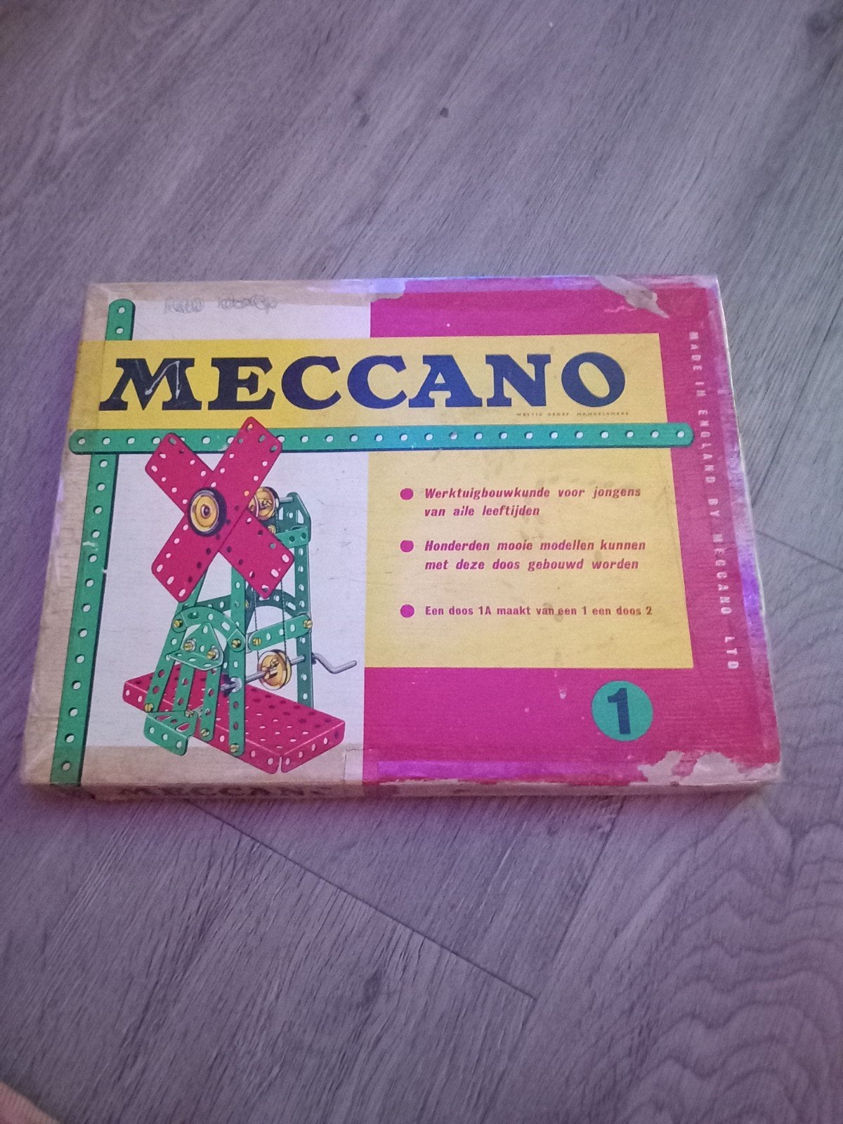 Vintage Meccano Bouwset - KlassiekSpeelgoed, Ophalen, Gebruikt, Overige merken