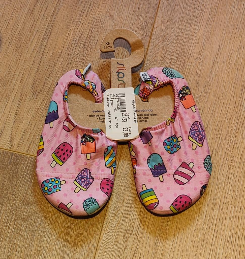 Slipstop Frutti roze met ijsjes xs 21-23, Meisje, Overige typen, Ophalen of Verzenden, Zo goed als nieuw