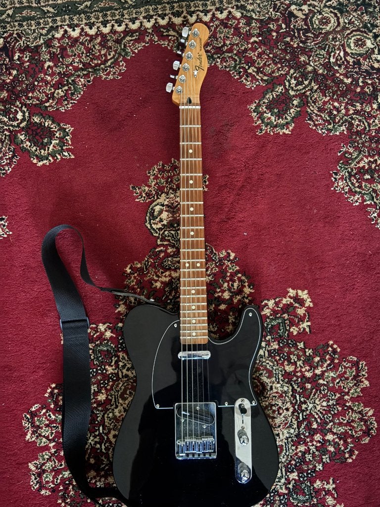 Fender Mexican Telecaster black - free Dimarzio chopper T, Muziek en Instrumenten, Ophalen, Gebruikt, Solid body, Fender