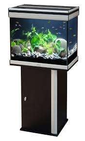 aquatlantis Ambiance 60 aquarium donkerbruin houtmotief, Dieren en Toebehoren, Vissen | Aquaria en Toebehoren, Ophalen, Nieuw