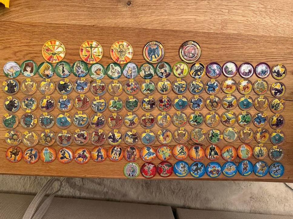 Vintage Yu-Gi-Oh! Tazos / Pogs Collection – 100 Pieces+, Verzamelen, Flippo's, Ophalen of Verzenden, Losse flippo's