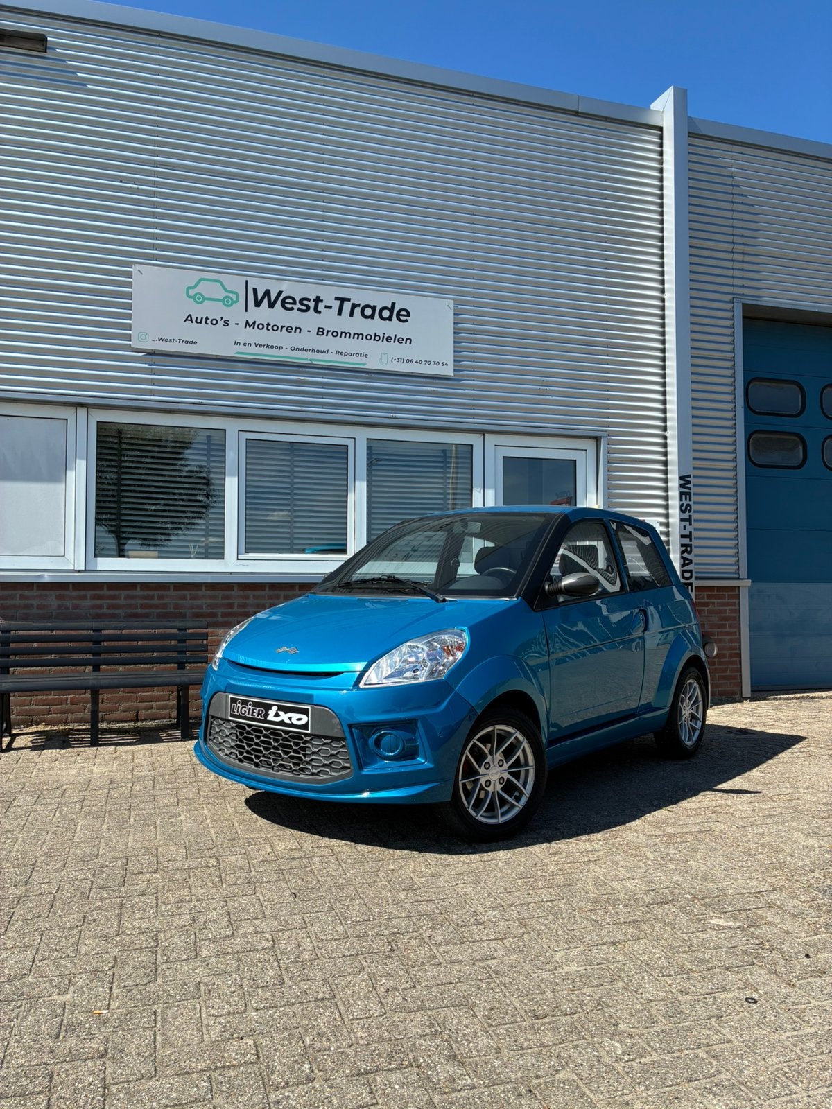 Ligier Ixo Urban Edition Brommobiel | 2014 | Orig NL | blauw, Ophalen, Zo goed als nieuw, Ligier, 16 km/u of meer