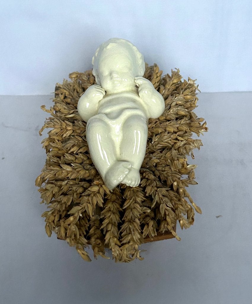 Hummel - Goebel nativity kerst kindje Jezus in kribbe 1958, Ophalen of Verzenden