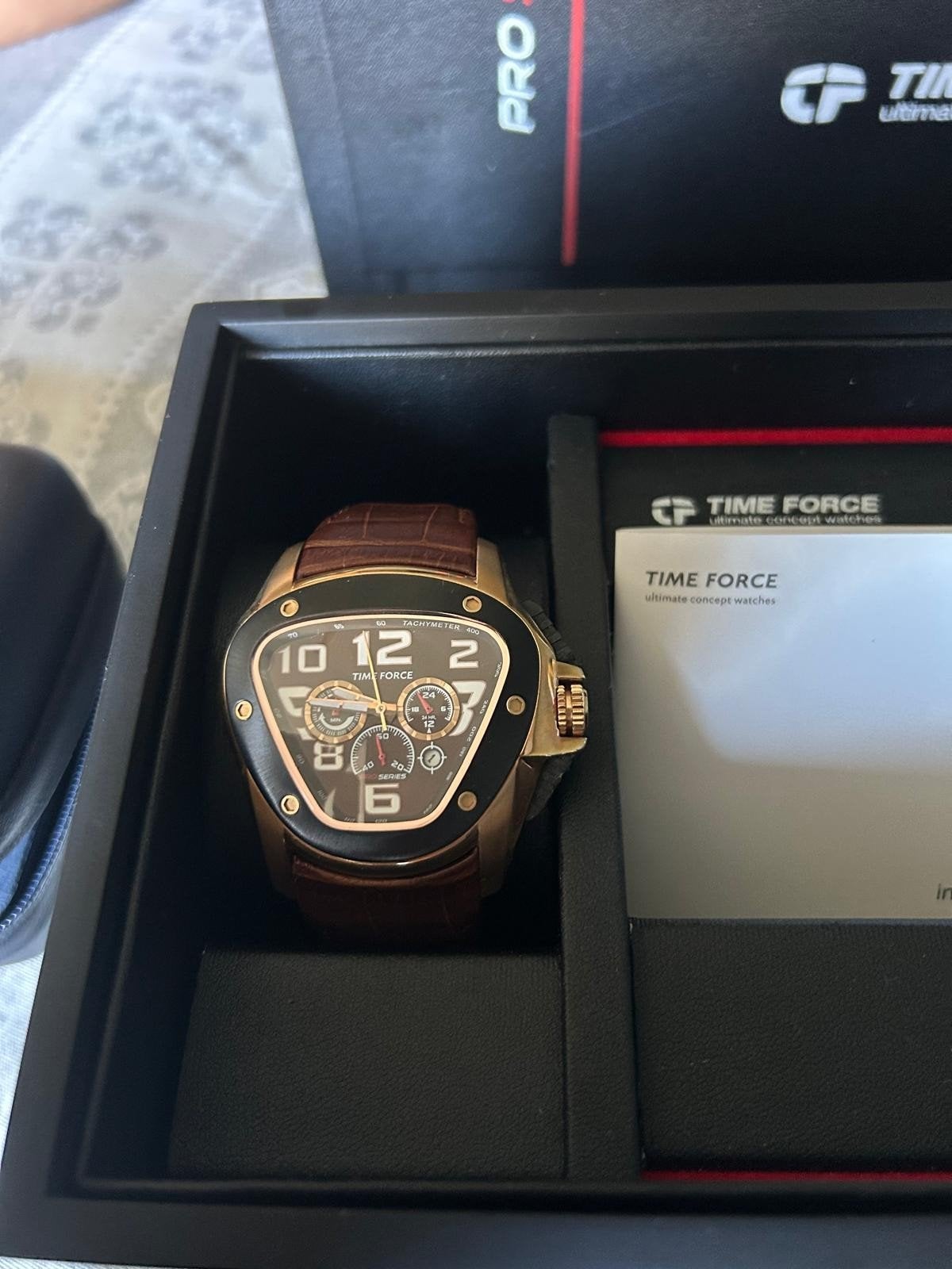 Exclusief Time Force Pro Series herenhorloge (TF3125M11), Staal, Polshorloge, Zo goed als nieuw, Ophalen