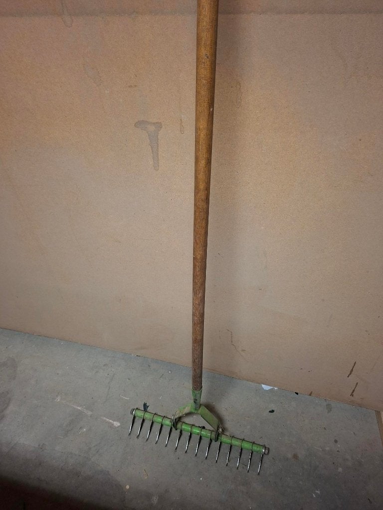 verticuteerhark, Ophalen, Gebruikt