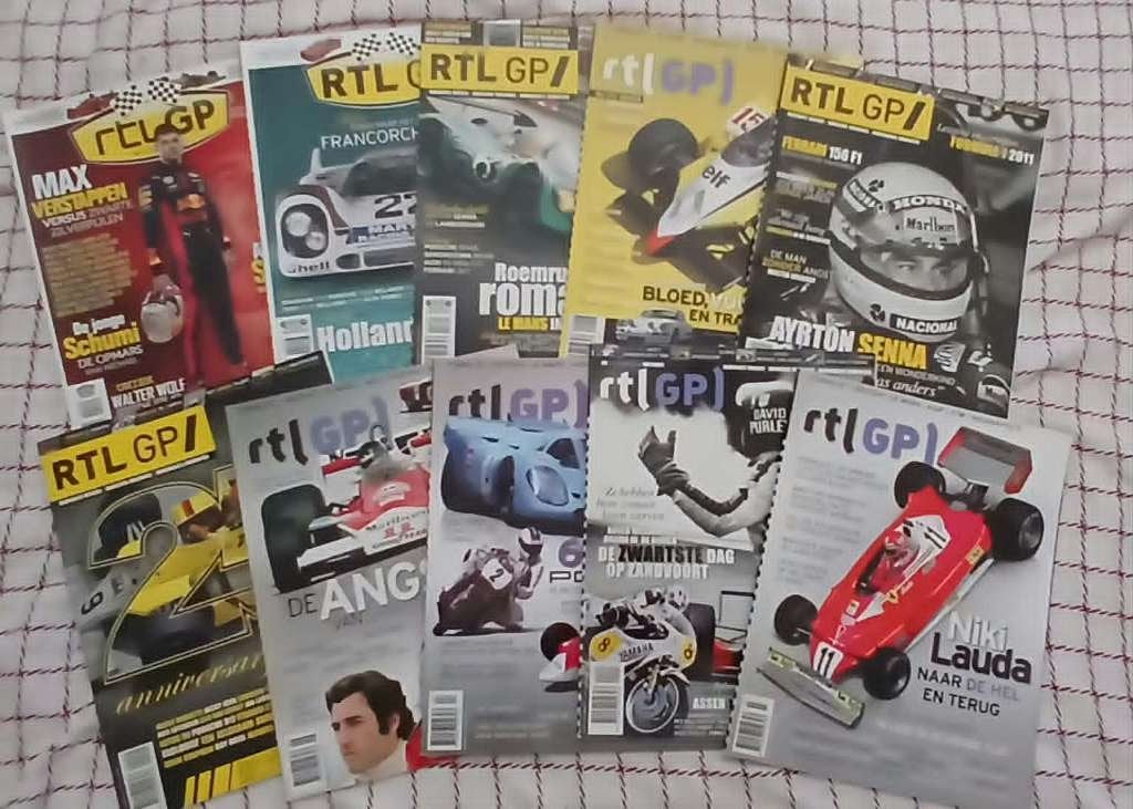 10 RTL GP Formule 1 bladen, Ophalen of Verzenden, Zo goed als nieuw, Formule 1