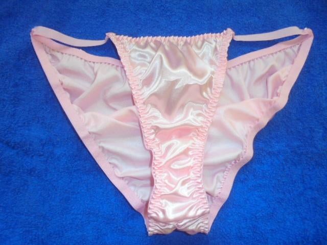 satijn slipje (kan ook voor de heren), Verzenden, Roze, Slip