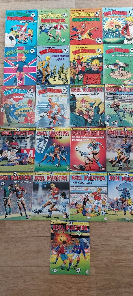 COMPLETE serie stripboeken van ROEL DIJKSTRA, Boeken, Complete serie of reeks, Ophalen of Verzenden, Gelezen