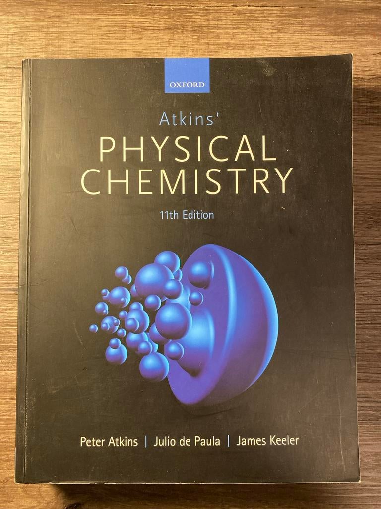 Atkins' Physical Chemistry, Gelezen, Ophalen of Verzenden, WO, Peter Atkins, Julio de Paula, James Keeler