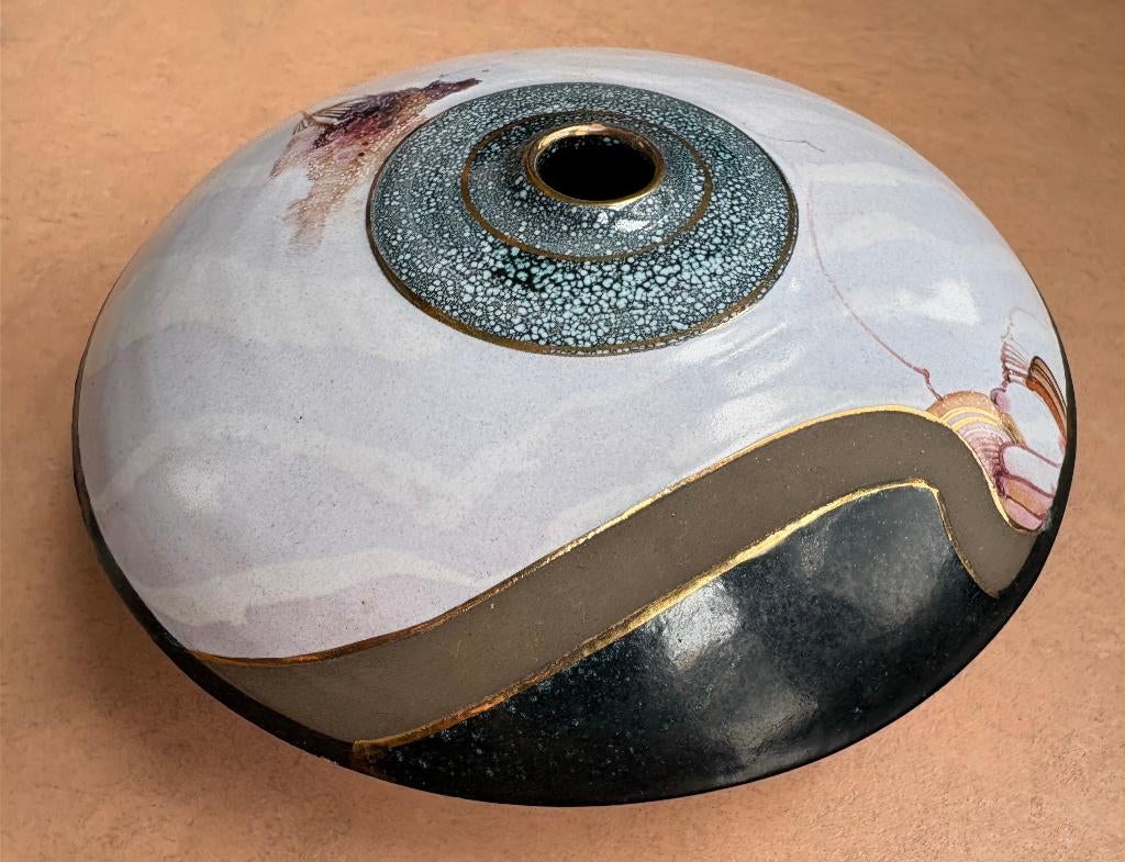 Fraai design vaasje, Evenisse Gual, 1991, Ophalen of Verzenden