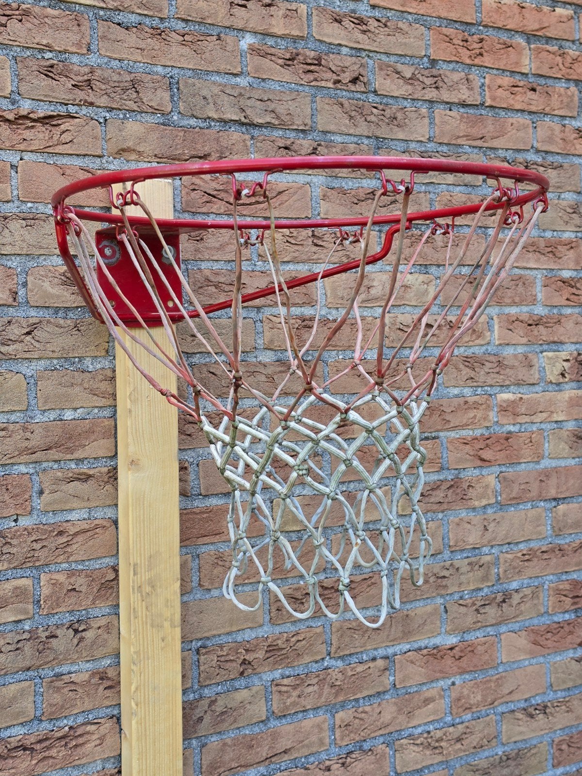 Basketbalnet, Ophalen, Gebruikt, Ring, Bord of Paal