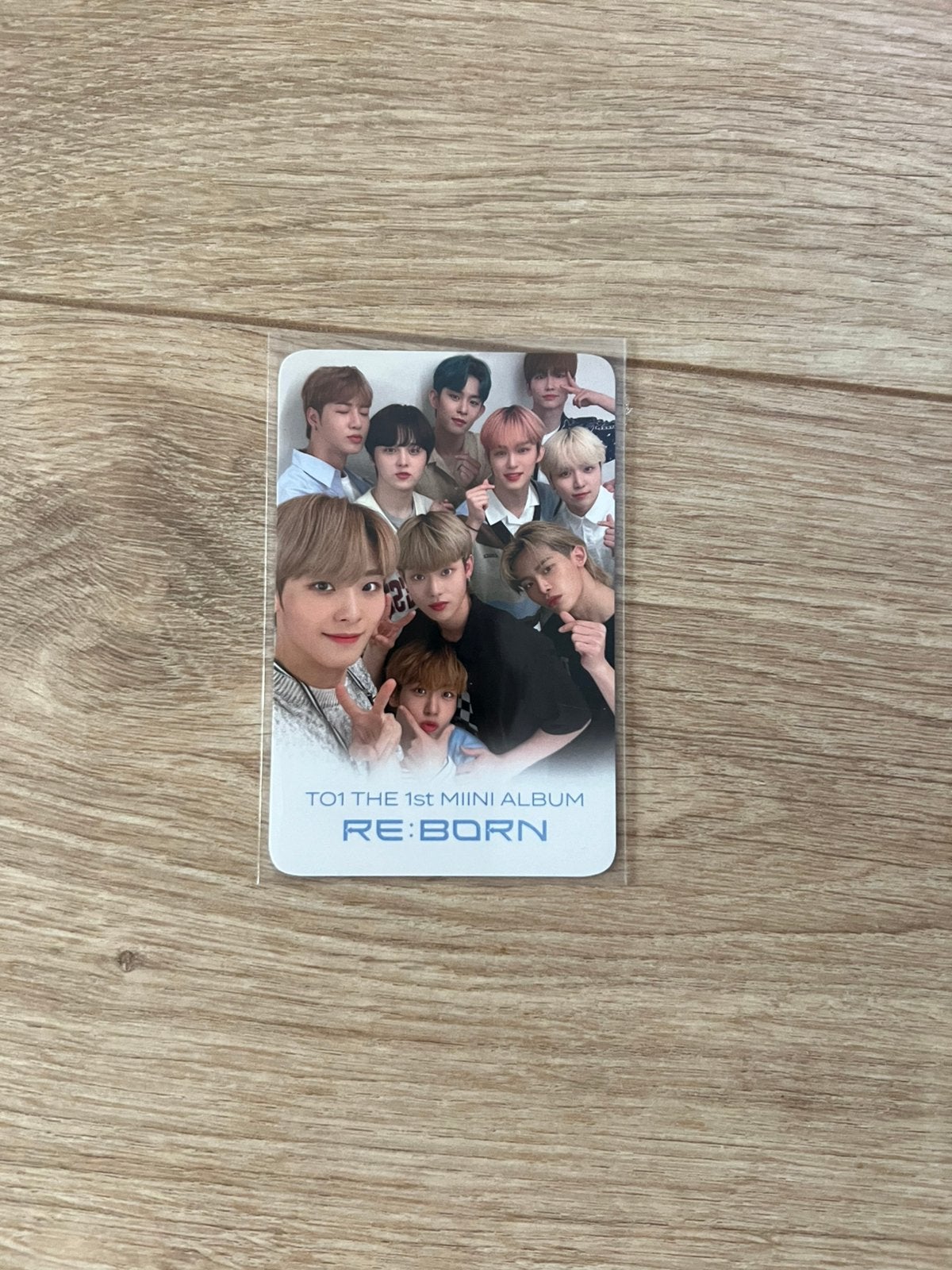 too to1 group photocard kpop, Ophalen of Verzenden, Zo goed als nieuw, Overige onderwerpen