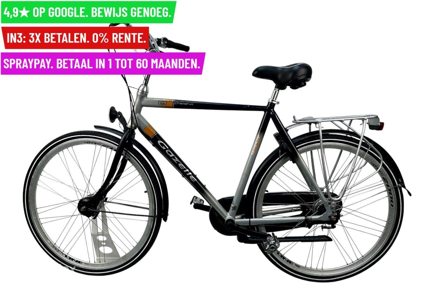 Herenfiets Gazelle Chamonix 28"/60cm/8ver - Levering, Fietsen en Brommers, Fietsen | Heren | Herenfietsen, 9713 Bv Groningen, Gebruikt