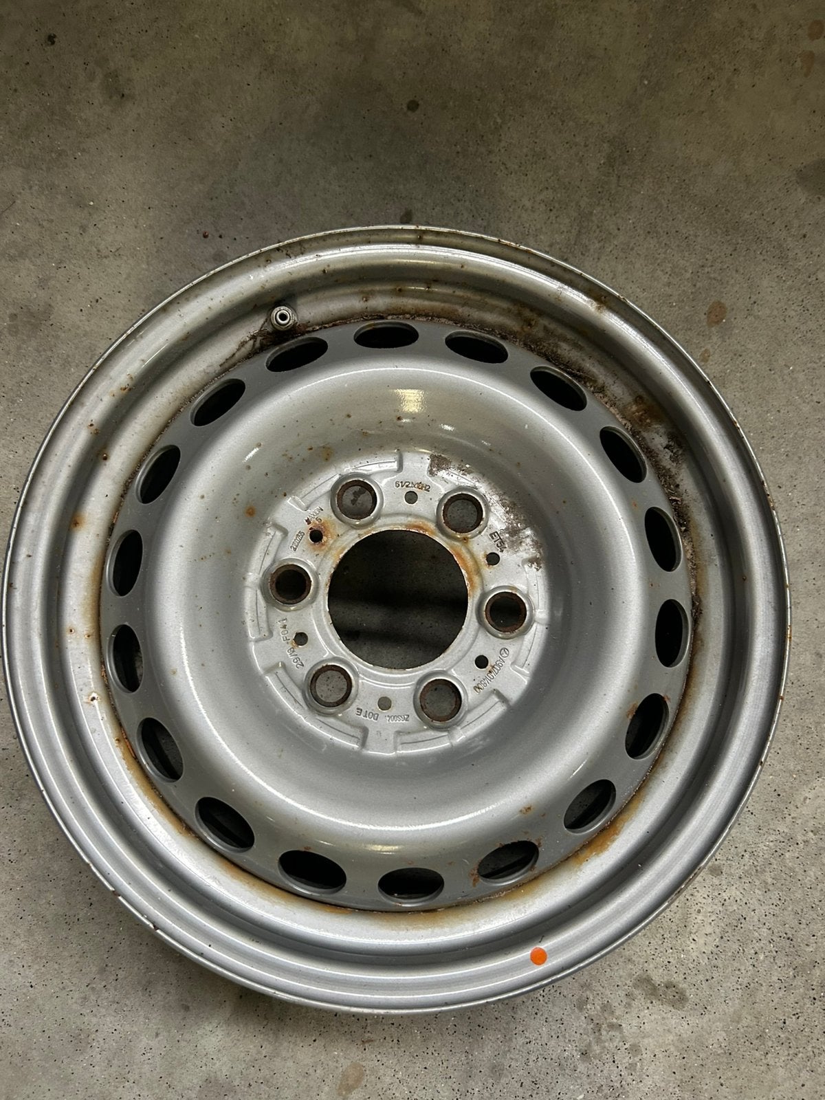 16-inch stalen velg van een Mercedes-Benz Sprinter, Ophalen of Verzenden