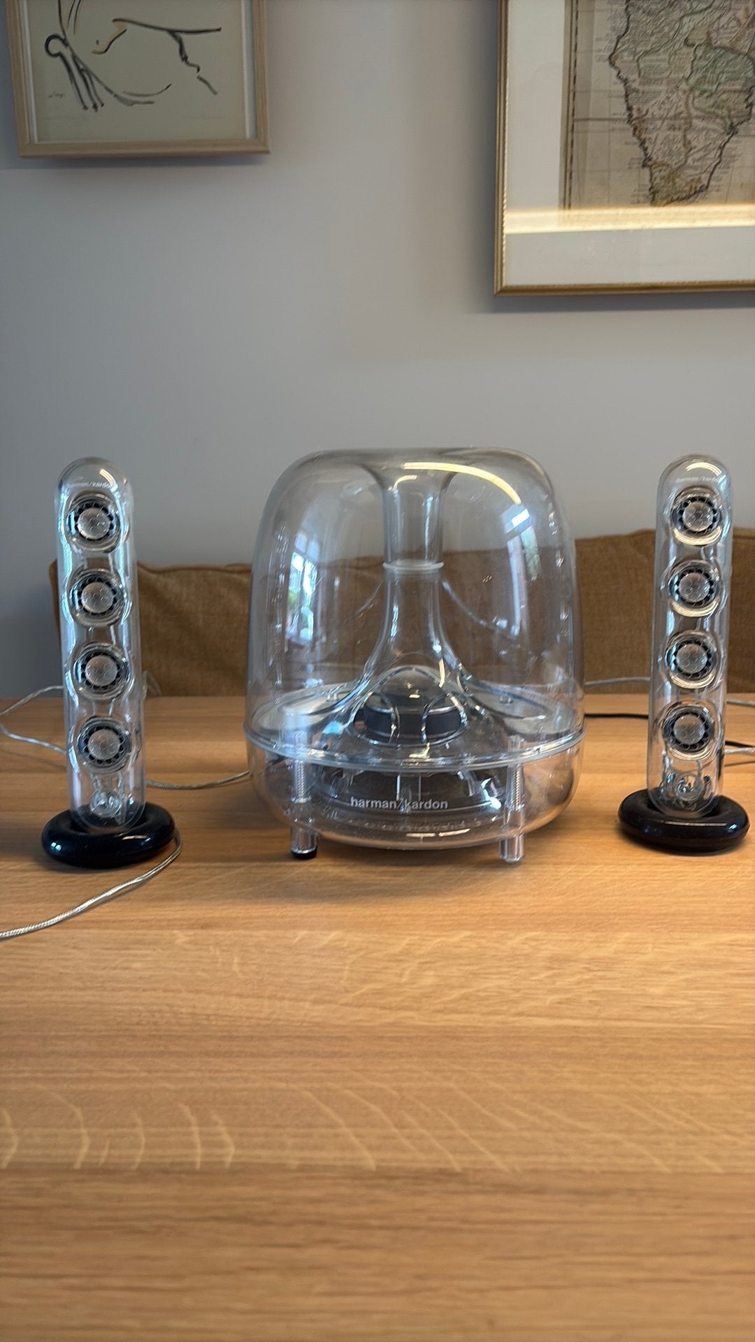 Harman Kardon  SoundSticks III, Gebruikt, Speakerset, Ophalen of Verzenden, AUX-ingang