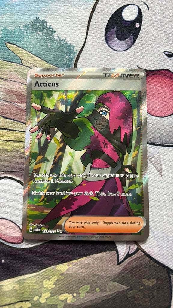 Atticus 133/131 prismatic evolutions, Ophalen of Verzenden, Losse kaart