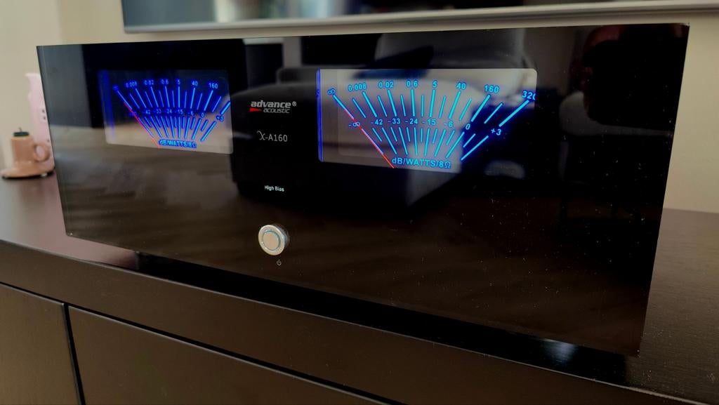 Advance Acoustic X-A160 klasse A/AB eindversterker, Audio, Tv en Foto, Versterkers en Receivers, Zo goed als nieuw, 120 watt of meer