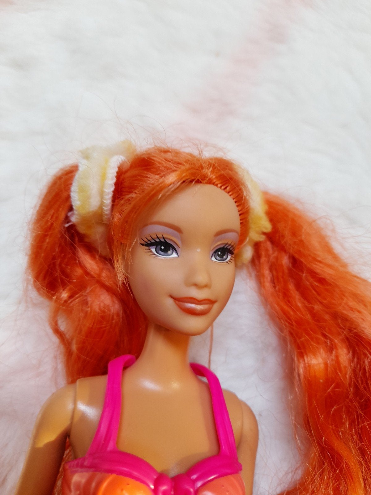 Barbie Dandelion Fairytopia pop met oranje haar, Verzamelen, Ophalen of Verzenden, Gebruikt